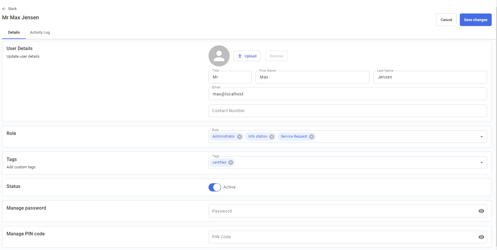 usermanagement