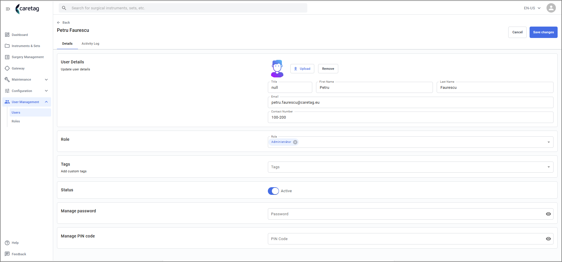 usermanagement