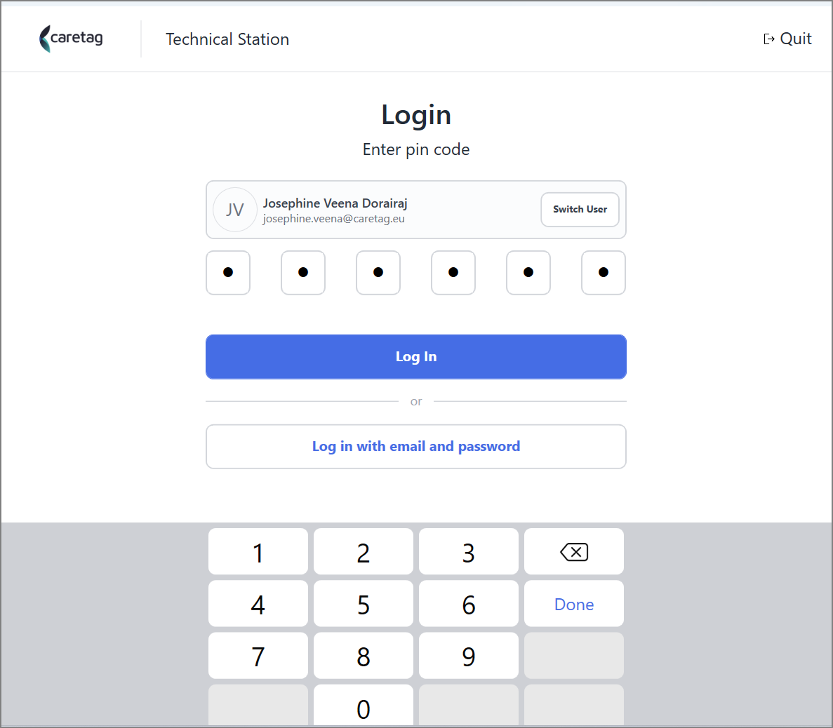 Login