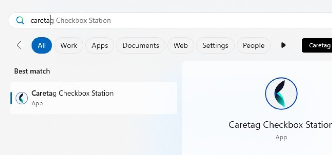 Caretag Desktop Setup