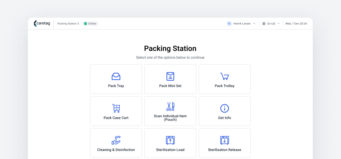 Packing Station